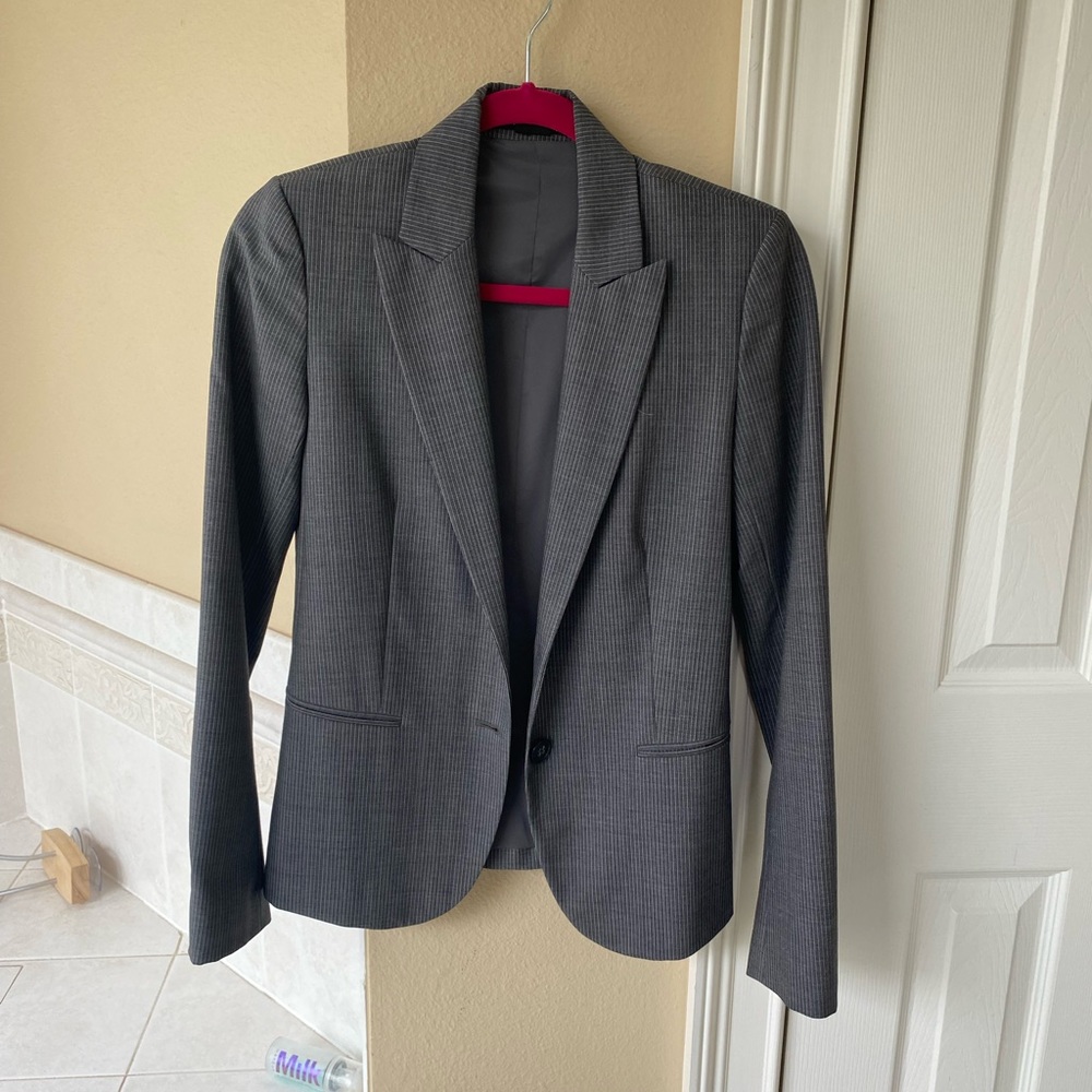 Theory Charcoal Gray Blazer- size 2